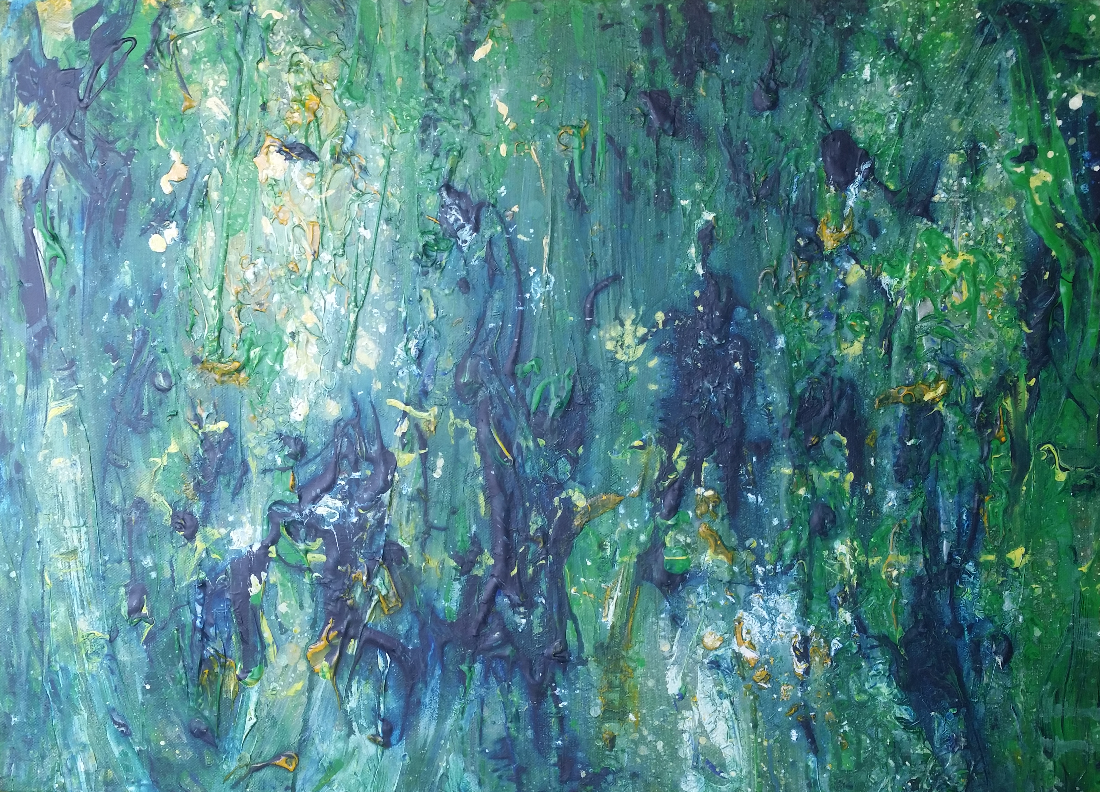 Der Traum einer jungen Frau
Acryl